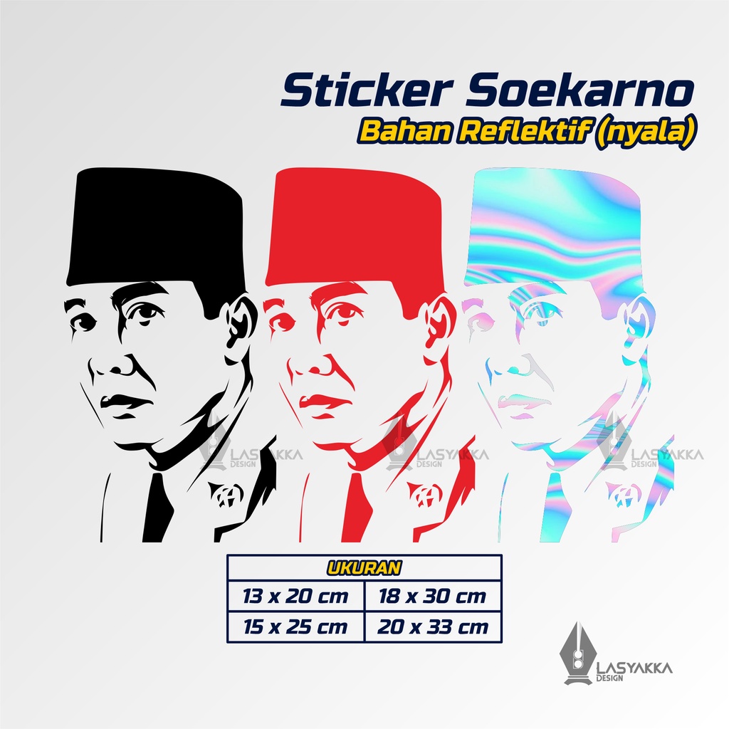 

Stiker Soekarno murah berkualitas