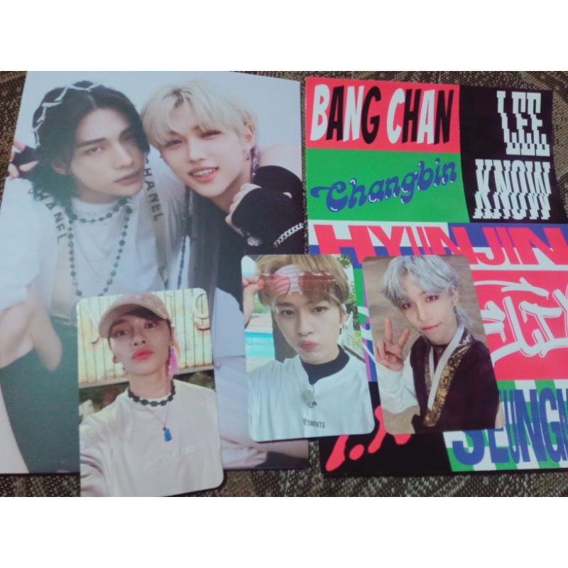 NOEASY HYUNJIN FELIX JEONGIN LEE KNOW DS PHOTOCARD FOLDED POSTER STIKER PC