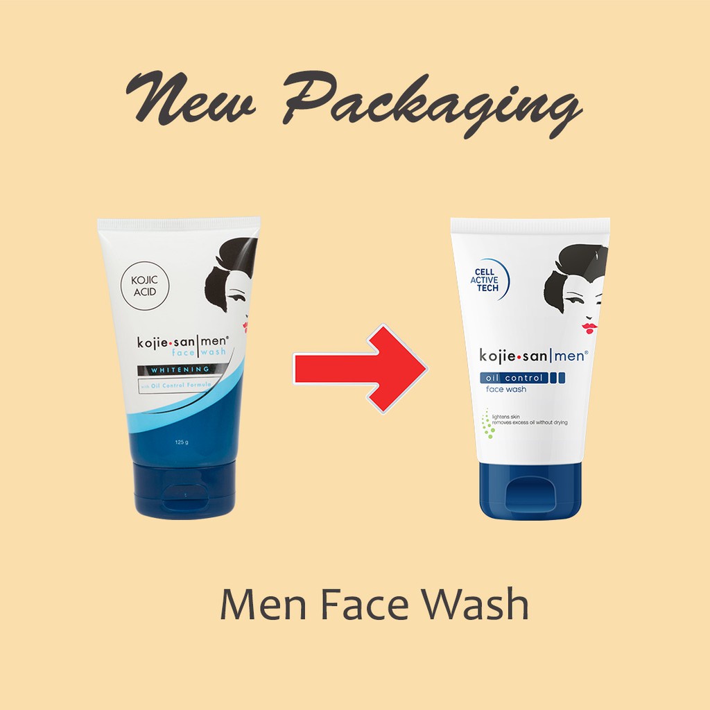 KOJIE SAN MEN Face Wash Oil Control 125gr | Lightening Soap 135gr