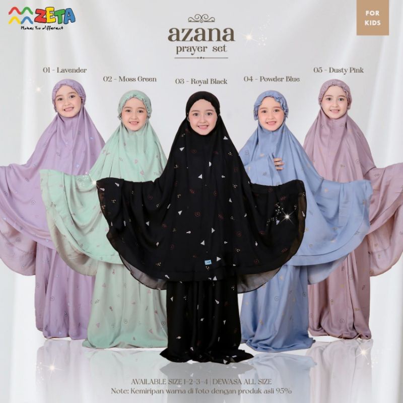 ✅ MUKENA ANAK ZETA OUTFIT AZANA SERIES