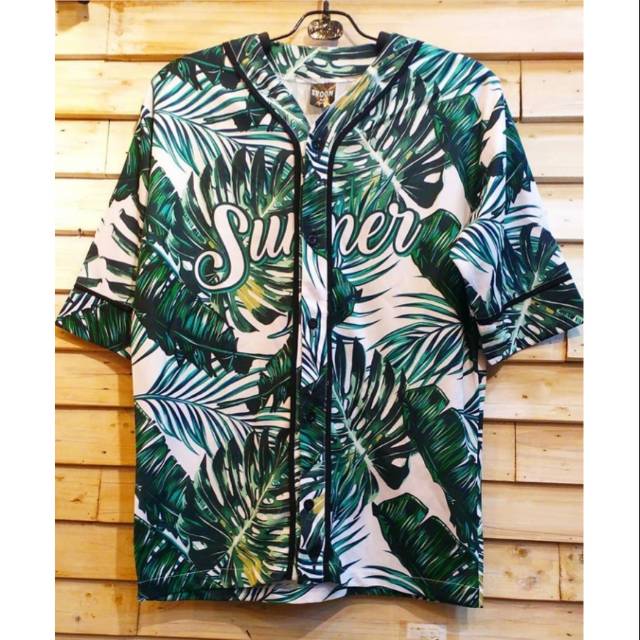 Baju Kemeja Baseball Base Ball Printing 3D Bangkok Thailand Fullprint Full Print Spoon Import Impor