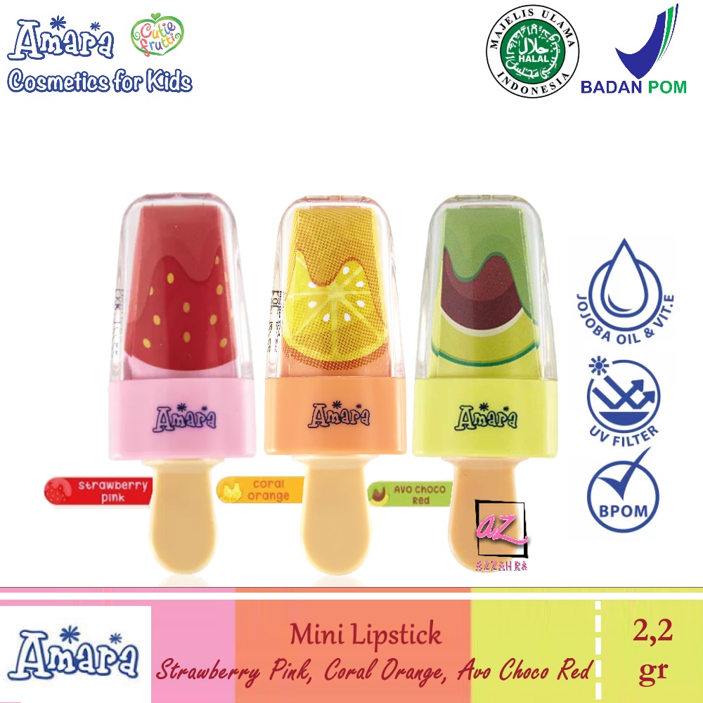 AMARA Mini Lipstick [Lipstik Untuk Anak] - 2,2gr