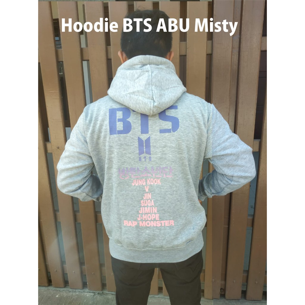 Hoodie BTS BT21 JIN JUNGKOOK JHOPE V SUGA JIMIN Bahan Tebal