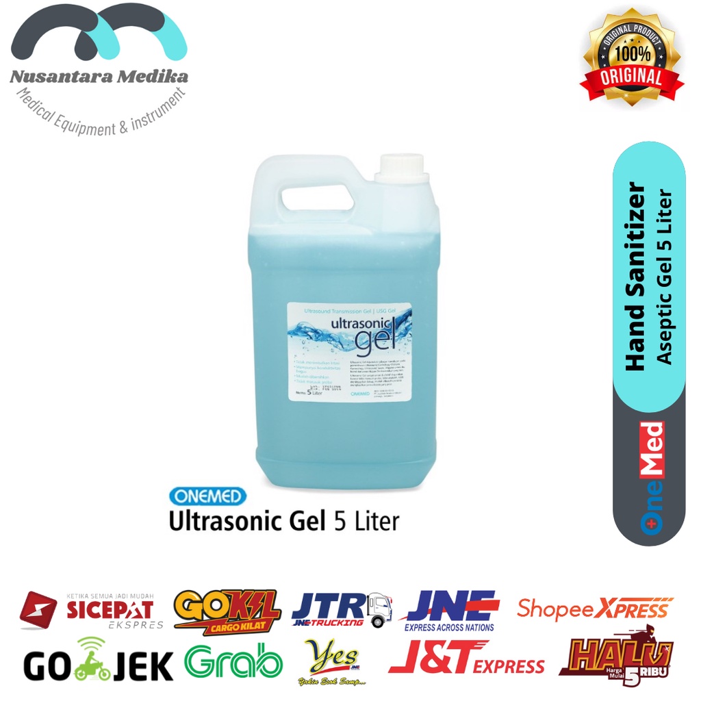 Ultrasonic Gel One med 5 Liter  Gel Usg onemed