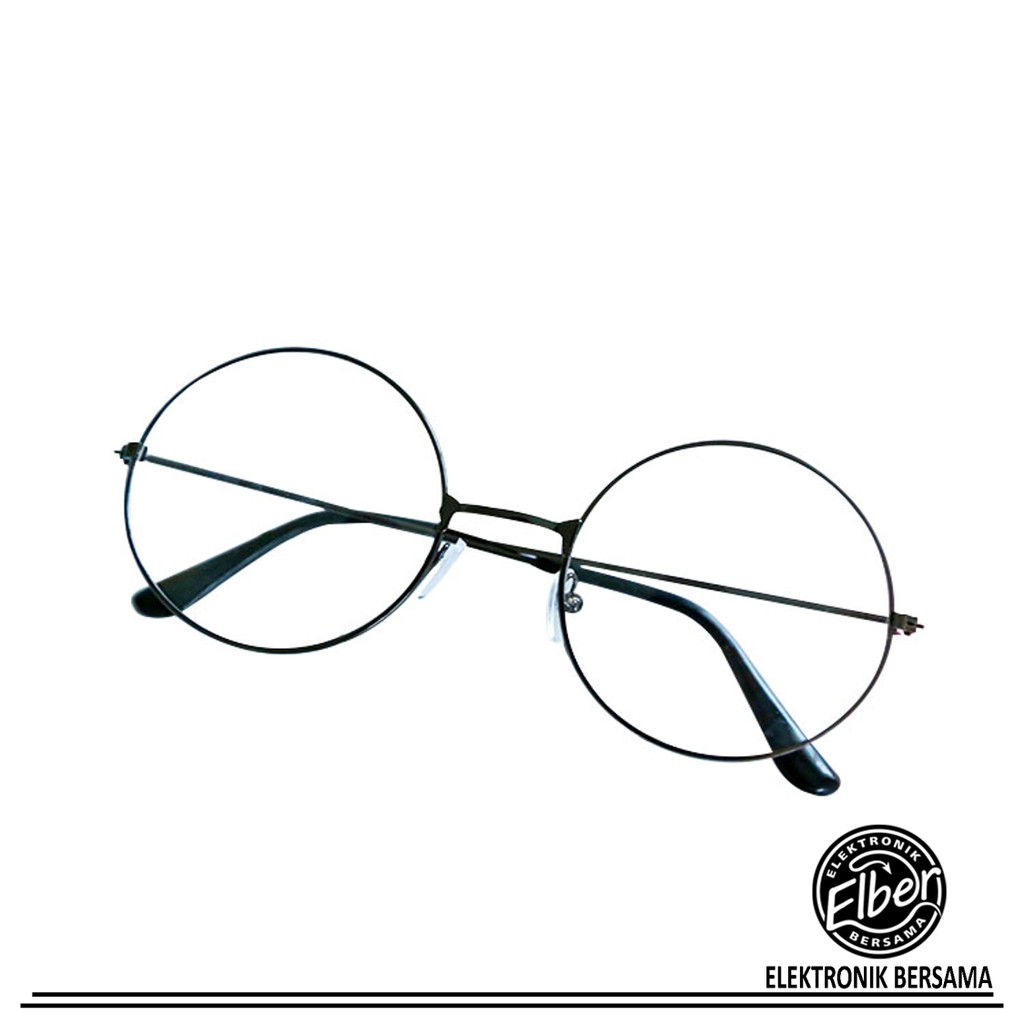 ELBER K300 Kacamata Bulat Wanita Kacamata Unisex Fashion Korea-1