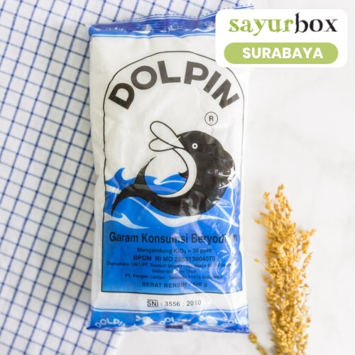 

Dolpin Garam Beryodium 500 gram (Sayurbox) - SURABAYA