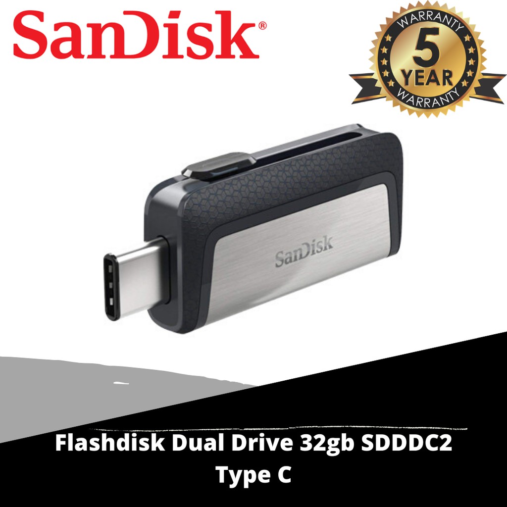 Sandisk OTG 32GB USB Type-C USB 3.1 Ultra Dual Drive ( Sdddc2 32Gb )
