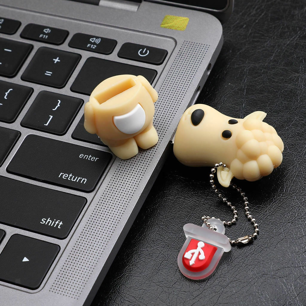 64g Kartun USB Flash Drive U Disk Premium Novelty Animal USB 2.0 Data USB Flash Kartun Domba Lucu