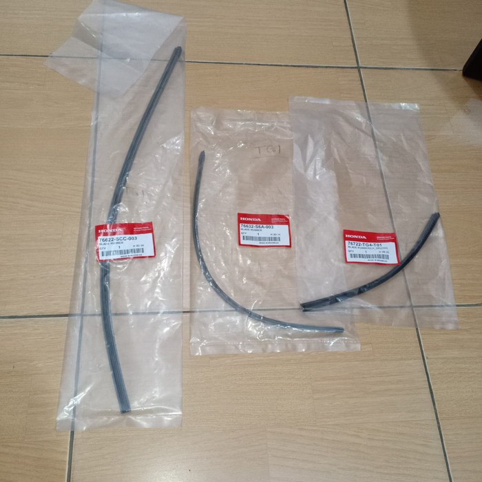 Karet Wiper Set Depan Belakang Brio 2019-2020+