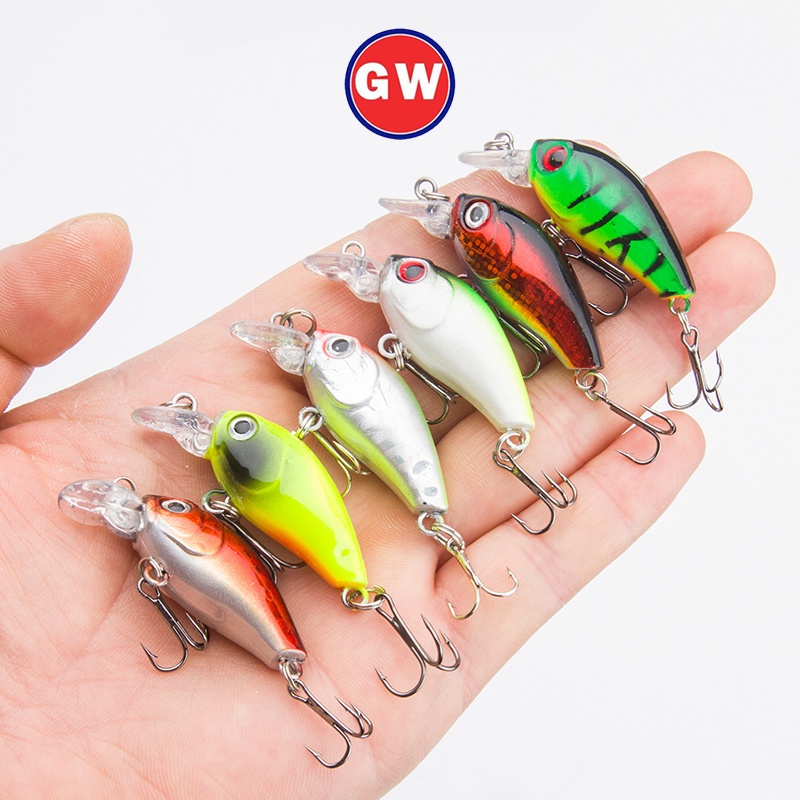 Alat Pancing Kail Pancing Top Water Lure Umpan Pancing Buatan Umpan Pancing Umpan Mancing relix nusantara Umpan Ikan Alat Pancing Murah Mini Minnow Lure 1PCS 3.8g/4.5cm Clouser Minnow Plastic Bait Umpan Mancing