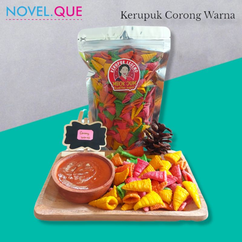 

Kerupuk Mentah - Kerupuk Corong Warna Warni (Variasi)