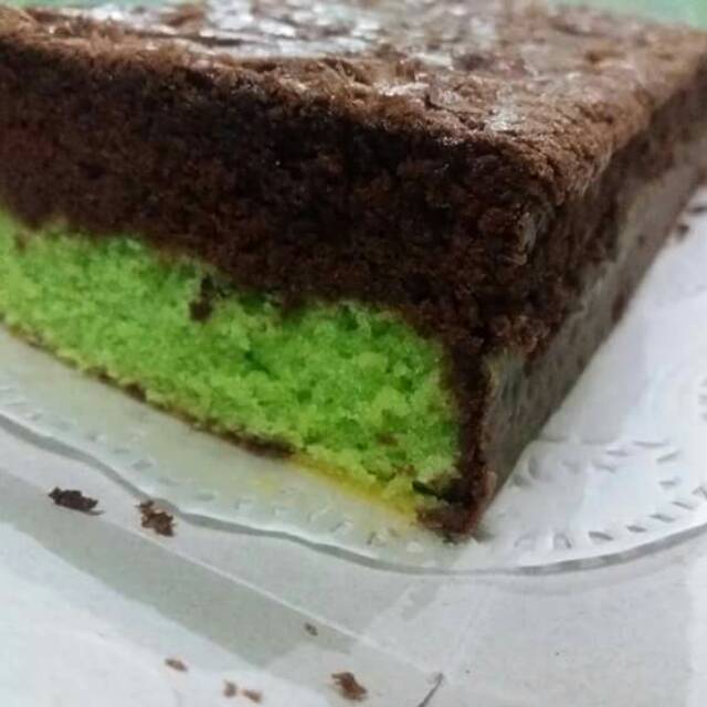 

brownies pandan