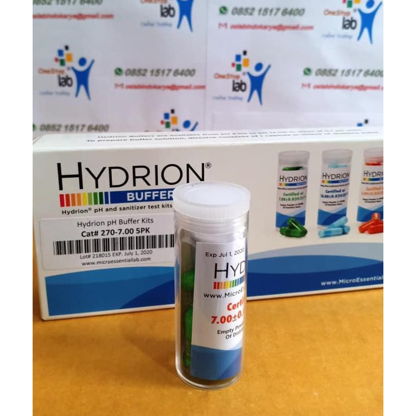 NEW! HYDRION BUFFER PH CAPSULE PH 7.00 / BUFFER PH 7 KAPSUL, (ISI 10) TERPERCAYA