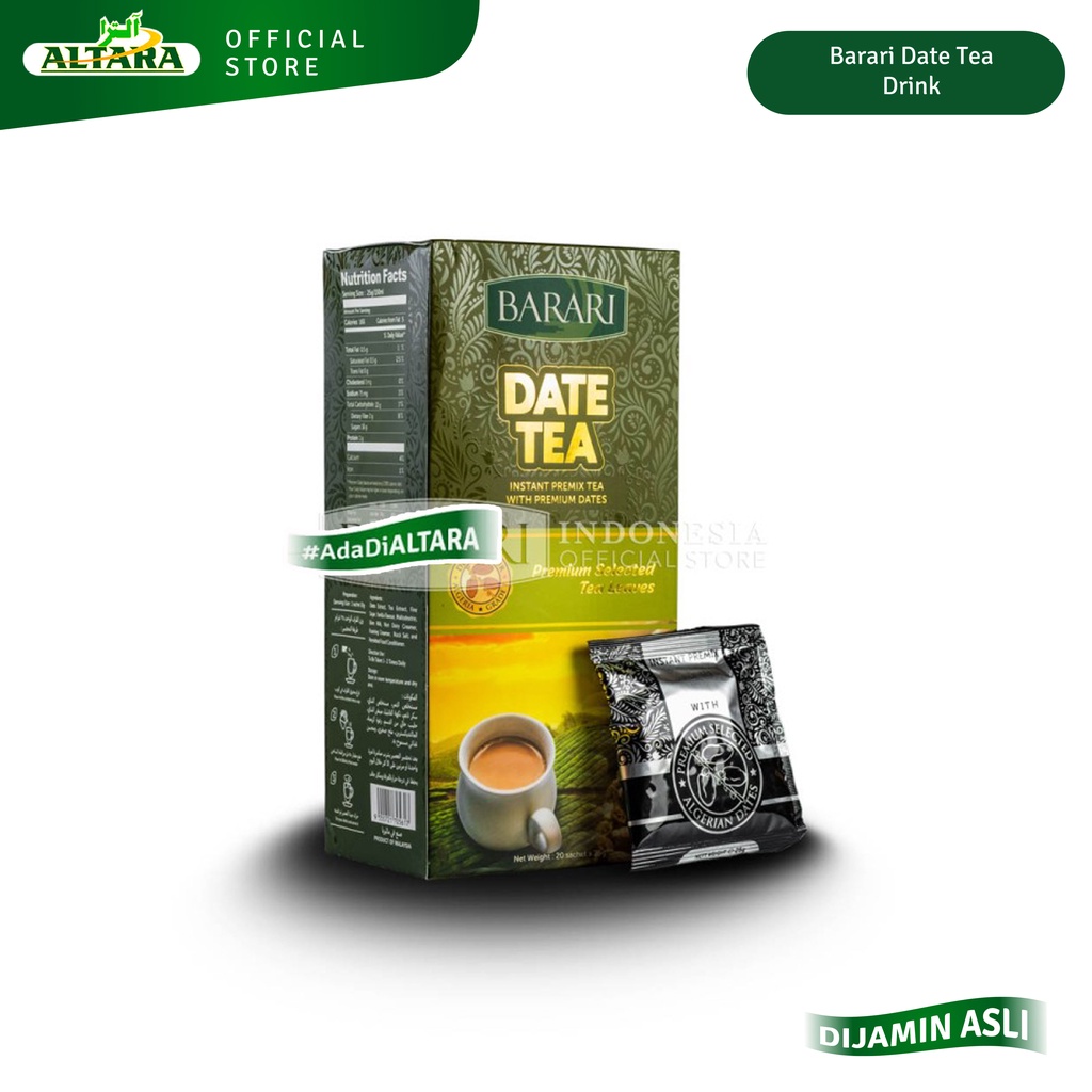 

Barari Date Tea Drink Sachet 30gr (Teh Instant Kurma)