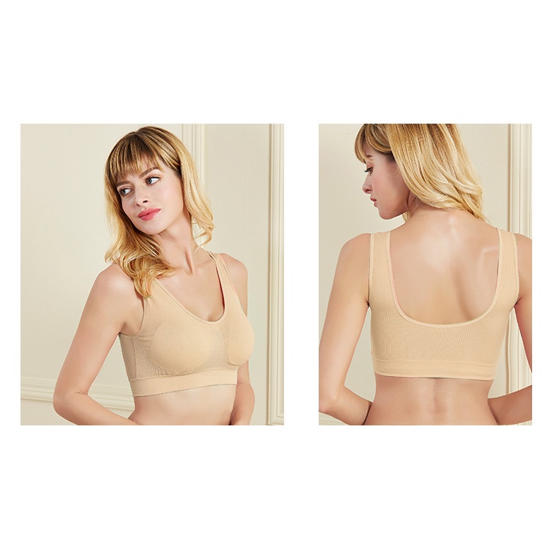 Sports Bra seamless Olahraga bra Tanpa Kawat bra dengan pad dada yoga latihan nirkabel pakaian dalam wanita 811