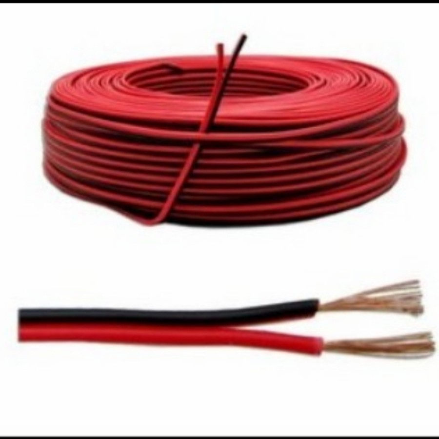 Kabel NYZ 2x23 Ecer Harga Per 1Meter MERAH HITAM Serabut Cable LISTRIK