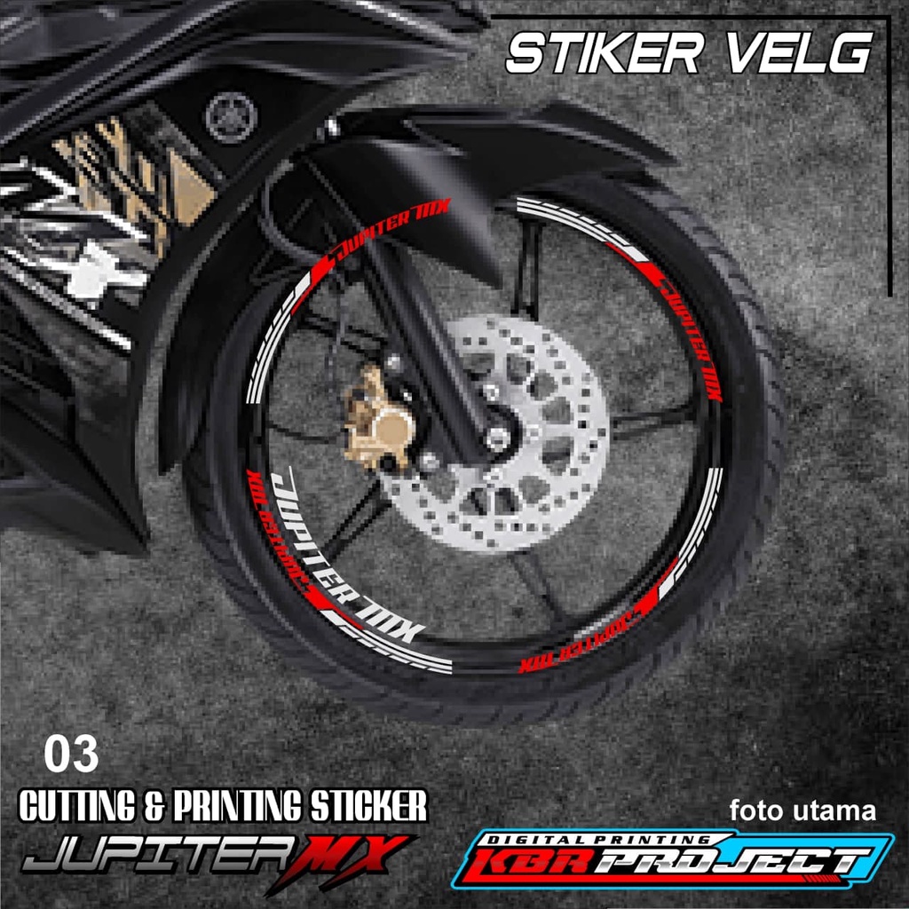 Jual Stiker Velg JUPITER MX - Stikter Velg Variasi List Yamaha JUPITER