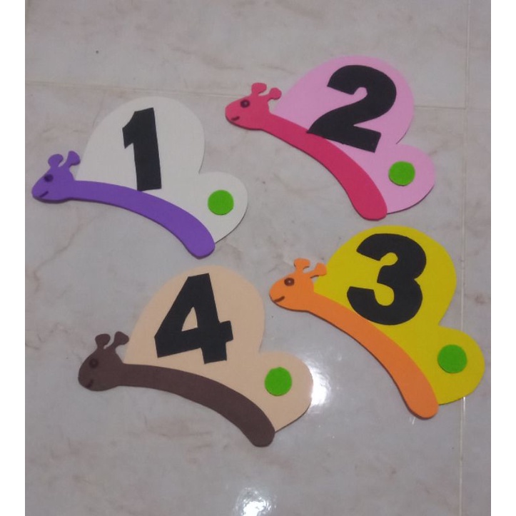

Peraga Edukasi Angka//Peraga Kelas Kamar, PAUD, TK, SD//Peraga Busa Hati bentuk Kupu Kuncup//kado hadiah edukatif