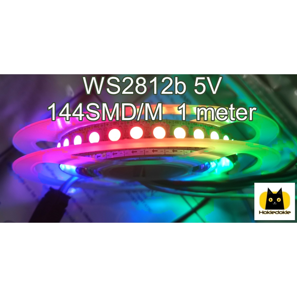 LED STRIP WS2812B WS2812 5V 1M 144 Piksel 144SMD/M Addressable