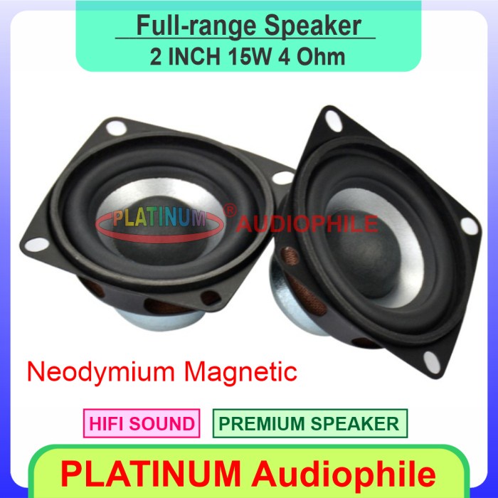 Speaker Full range 2 Inch  Hifi speaker import Fullrange Speaker