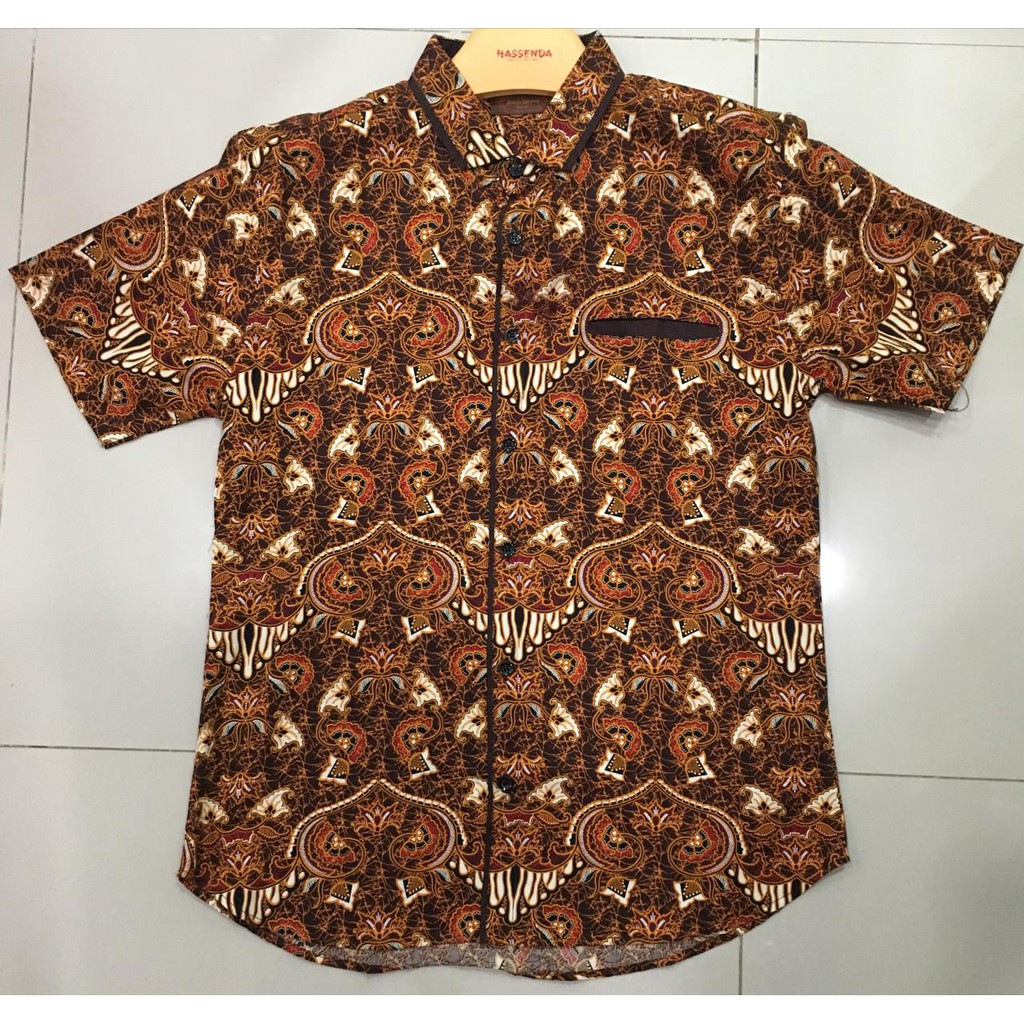 KEMEJA MAN BATIK SEMATA WAYANG / BAJU PRIA BATIK