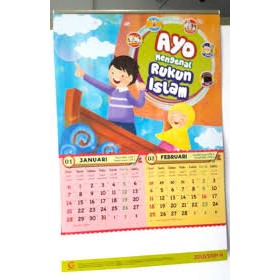 

Kalender anak-anak dengan cover dan gambar menarik (COCOk BUAT HIASAN DINDING)