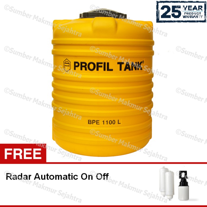 Tangki Air / Tandon / Toren Profil BPE 1000 Liter - BPE 1000