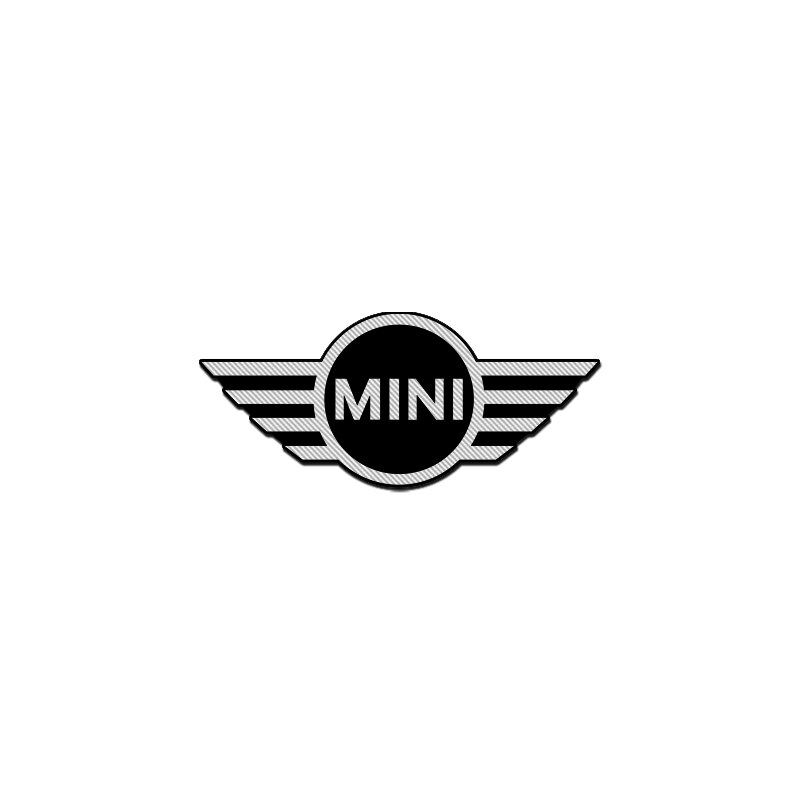 4pcs Stiker 3D Bahan Aluminum Untuk BMW Mini Cooper R56 R50 R53 R60 R61 F56 F55 F54 R55