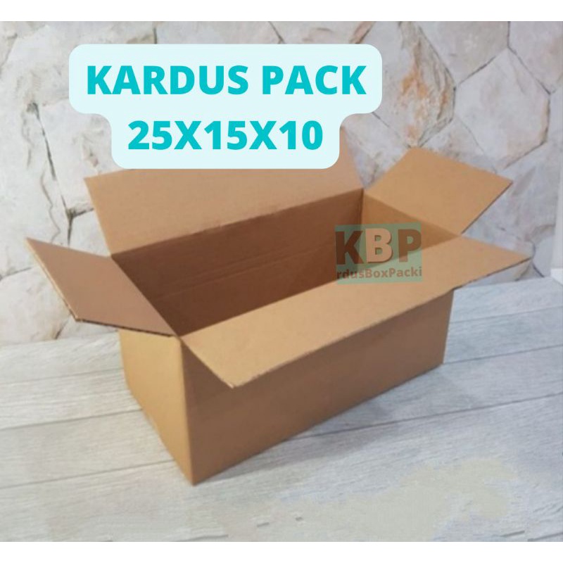 

KARDUS POLOS uk. 25x15x10 CM KEMASAN KARTON