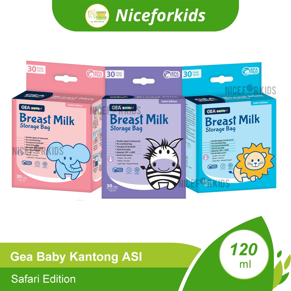 GEA Baby Kantong ASI / Kantong ASI 120 ml  Plastik ASI