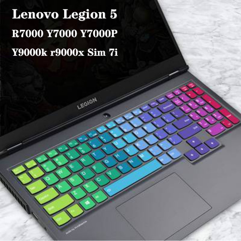 Skin Silikon Cover Pelindung Keyboard Untuk Laptop Lenovo Legion 5 5i 5p 5pi 15 2020 R7000 Y7000 Y7000P Legion5 15.6 &quot;