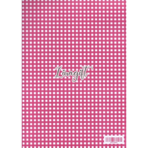 ( 5 Lembar ) KERTAS KADO VL SQUARE KOTAK - GIFT WRAPPING PAPER KOTAK KOTAK PLAID MINI KECIL