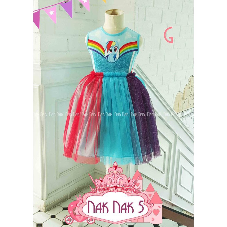 Pony Rainbow Dash Glitter Dress