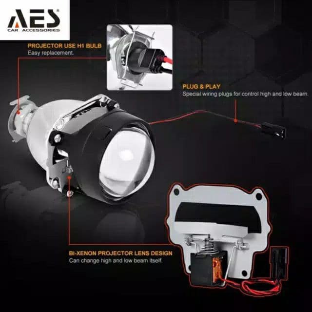 Lensa Mh1 Aes Standar HI/LOO BEAM MERK AES V0045