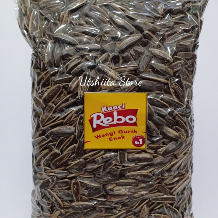 

500Gram Kwaci Rebo Bunga Matahari Kuaci Rebo Repack Kiloan ~ kp199