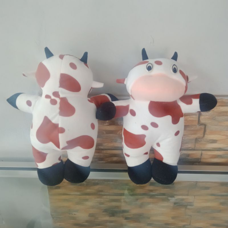 Boneka sapi ukuran 30cm size s