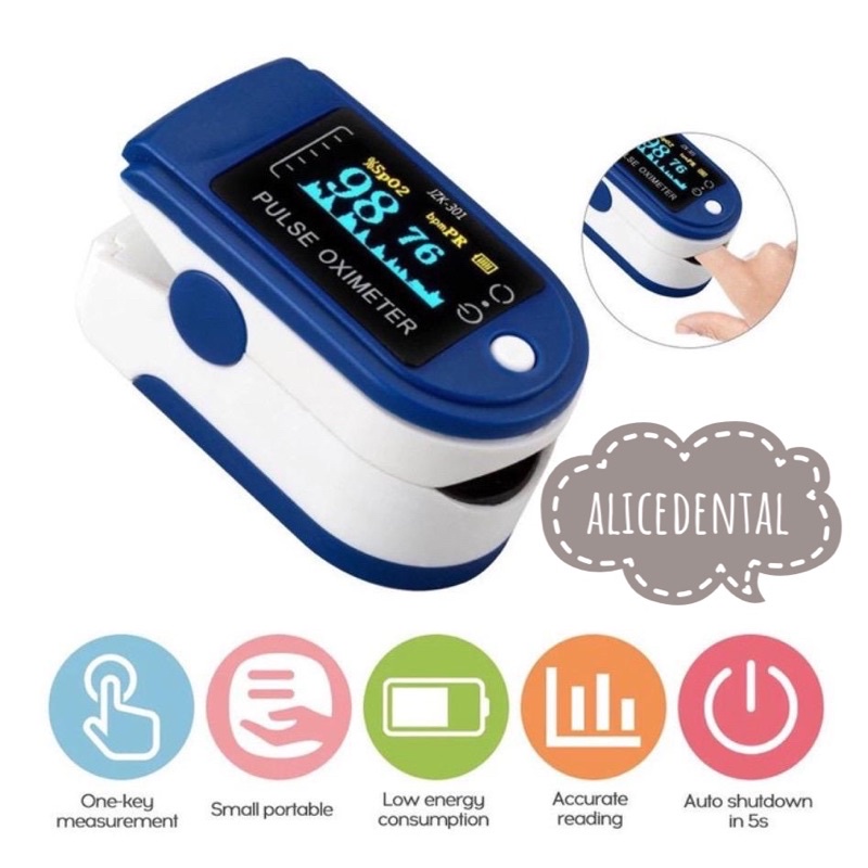 Oxymeter pulse fingertip oximeter finger tip Lk88 SpO2 TFT oksimeter