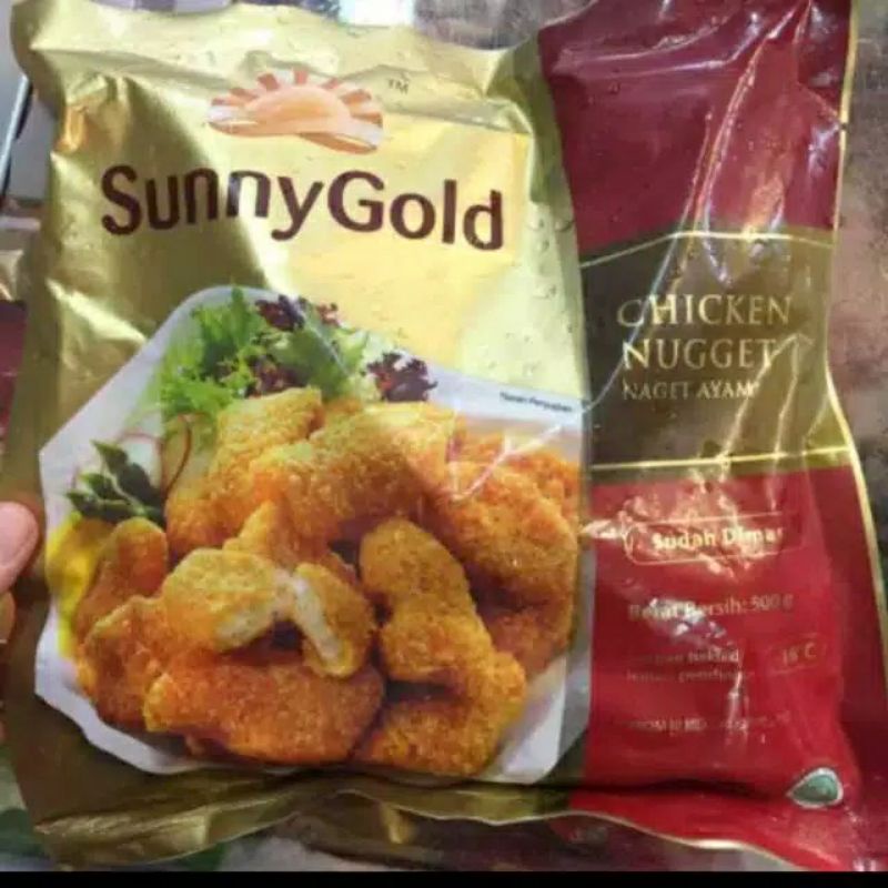 

Sunny gold NUGGET AYAM 500gr / Chicken Nugget