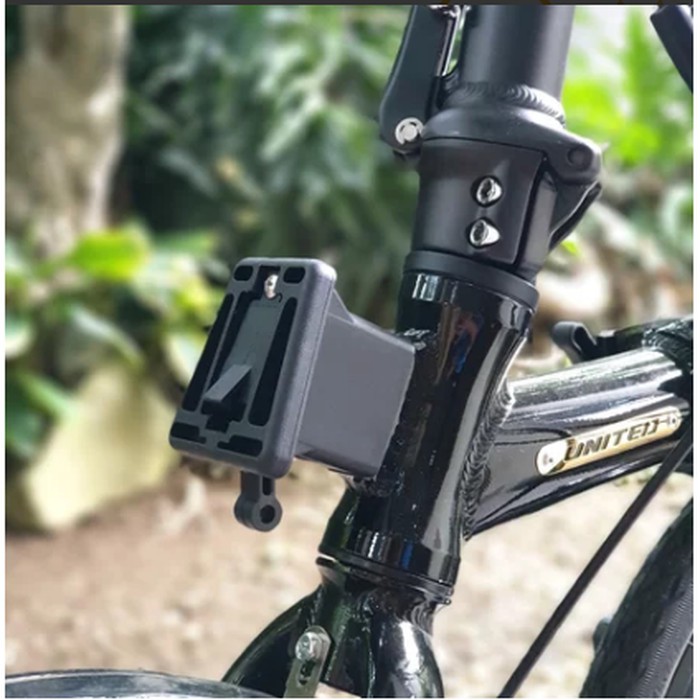 Front Block Sepeda Lipat Brompton, United, Dahon, Pacific UNIVERSAL - Merah