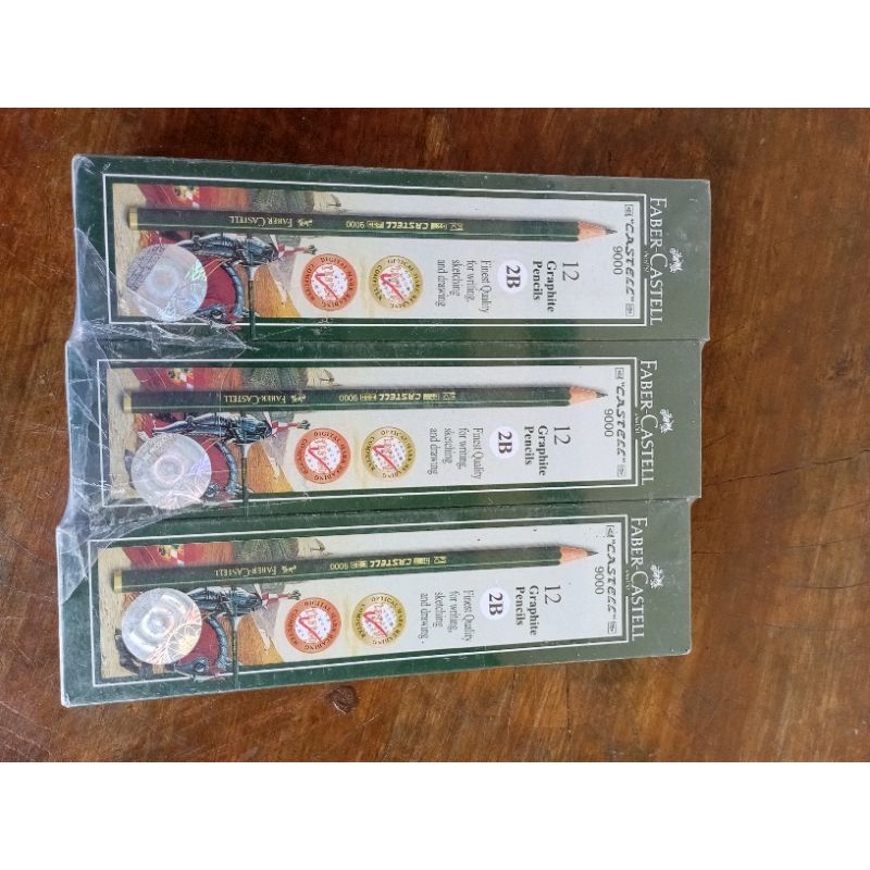 

pensil ujian faber Castell original, 1 pack isi 12 pensil termurah!!!