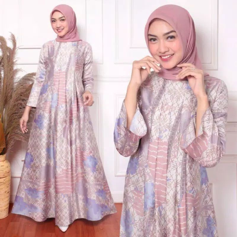 LIE    MALIKA Mode//GAMIS DIOR SILK PREMIUM//GAMIS DIOR SILK TERBARU//GAMIS MUSLIM MEWAH ELEGAN