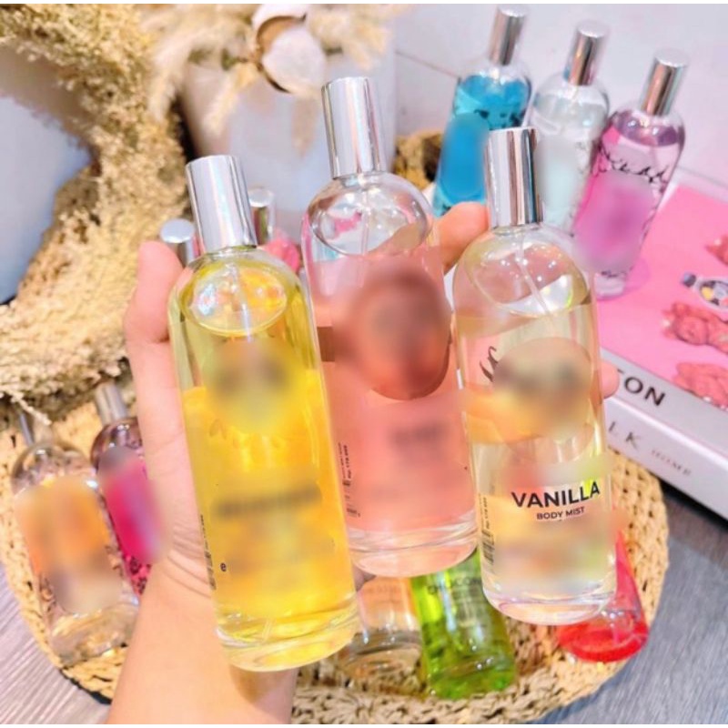 promo  Parfume Body mist 100 ml free bubble wrap+ kardus packing aman