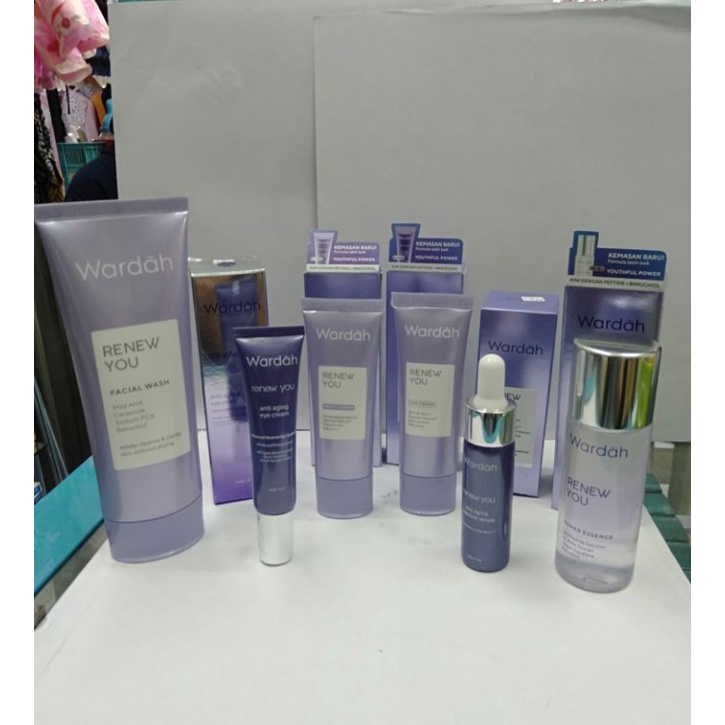 Wardah Paket ReNew You Anti Aging & Penghilang Flek Hitam