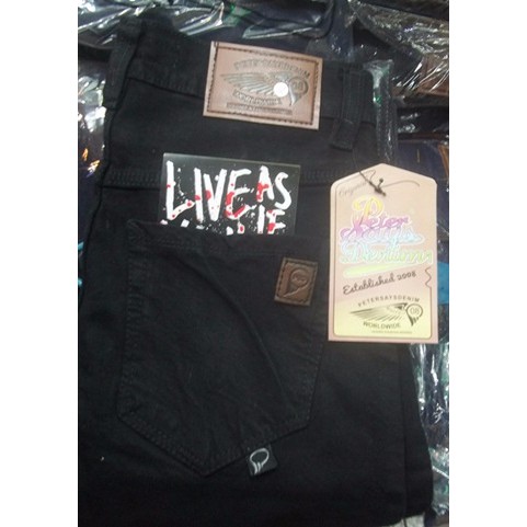 Celana Jeans PSD Black / Peter Says Denim Black / PSD Hitam