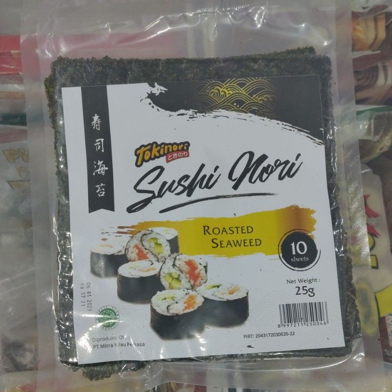 

Tokinori Sushi Nori 10 sheets