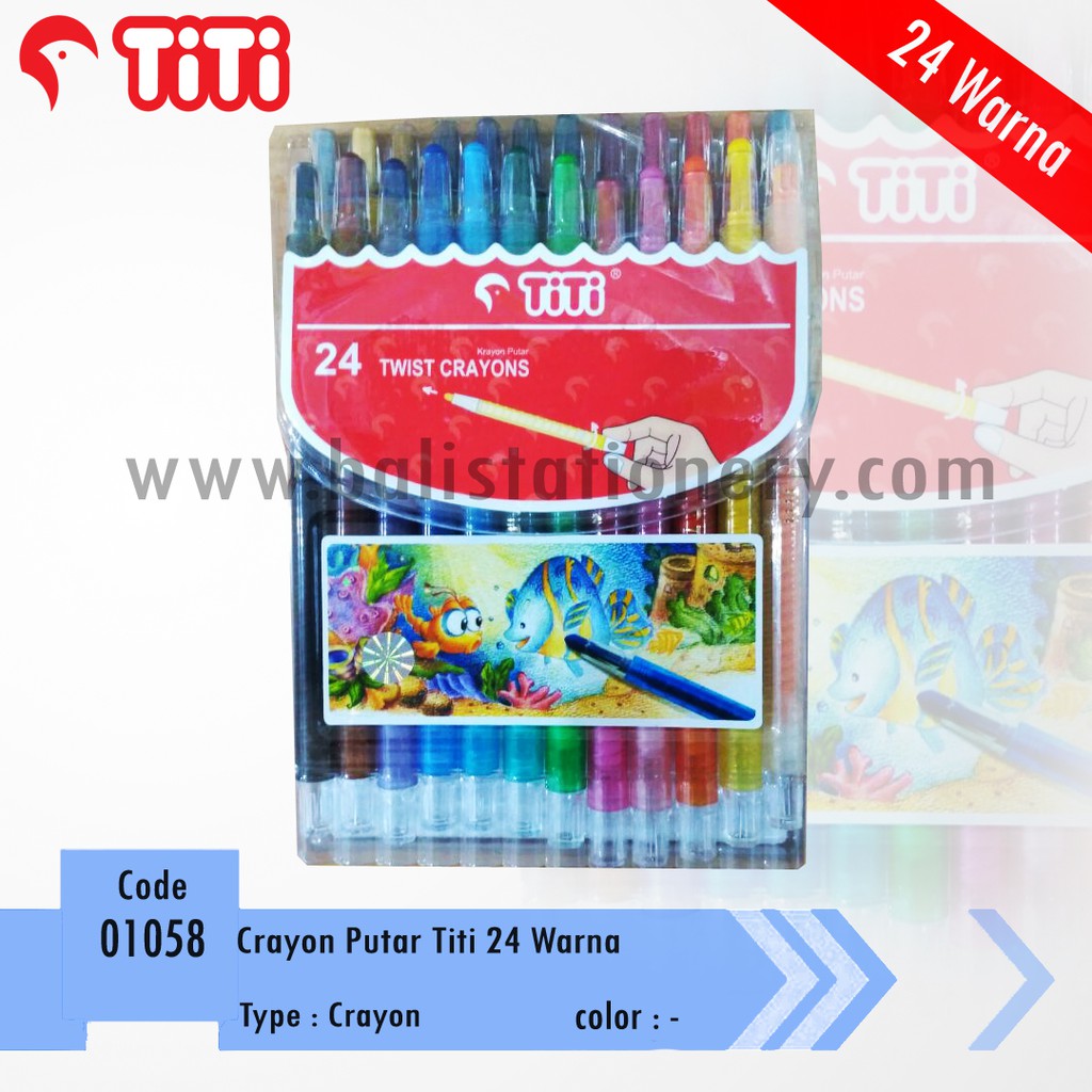 

Crayon Putar Titi 24 Warna