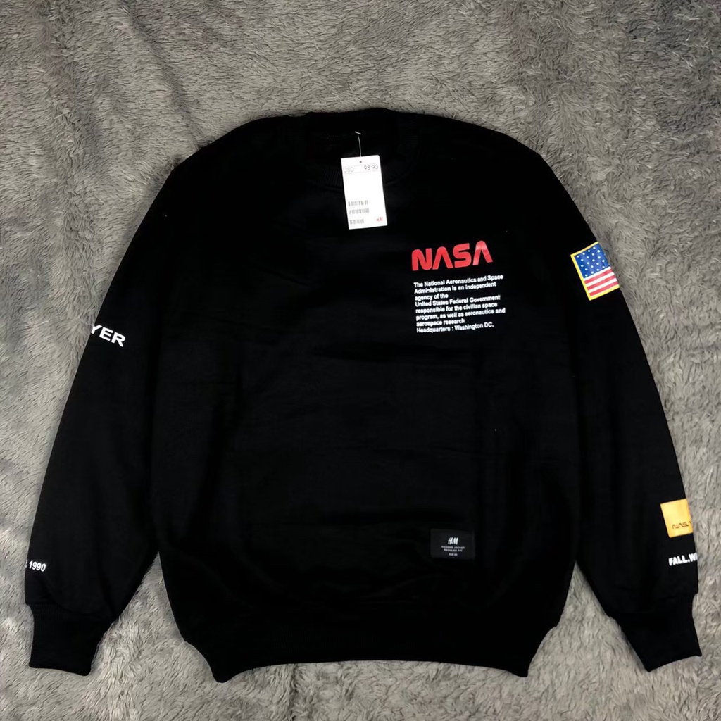 Crewneck Nasa - Sweater Pria Wanita Termurah Bisa Bayar Ditempat COD