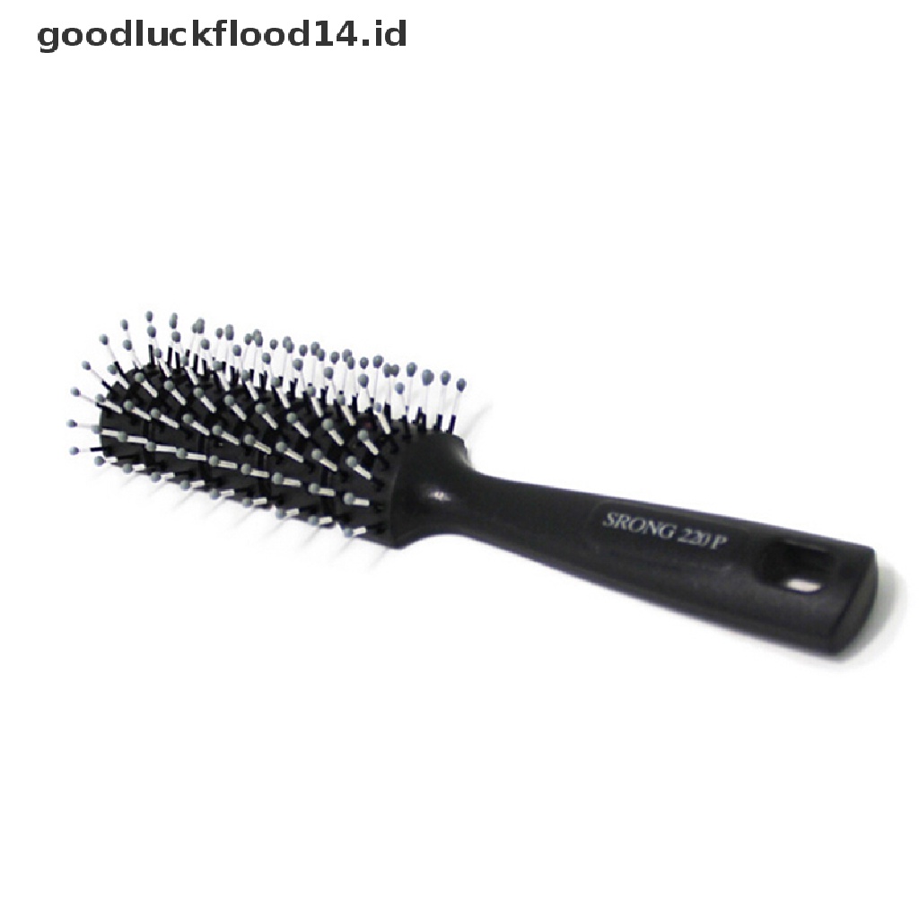 [OOID] 1Pc Fashion Men Hair Brush Ceramic Iron Round Comb Barber Dressing Salon Styling ID