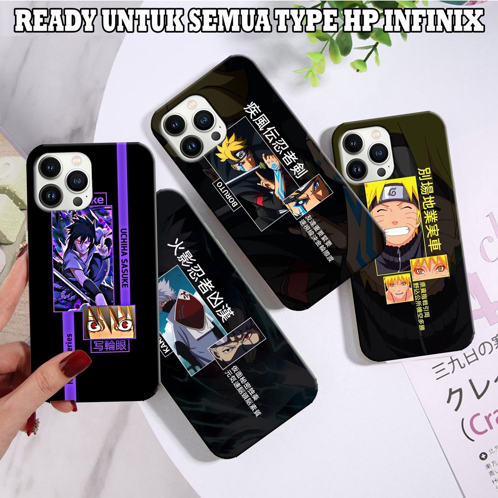 Case Hardcase 3D fullprint case hp NARUTO Infinix hot 8 hot 9 hot 9 play smart 4 smart HD 2021 Hot 1