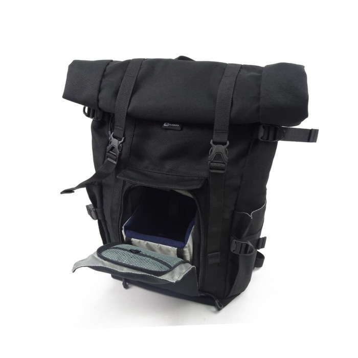 Kamera-Ransel-Tas- Tas Kamera Backpack Laptop Quarzel Oblivion - Hitam -Tas-Ransel-Kamera.